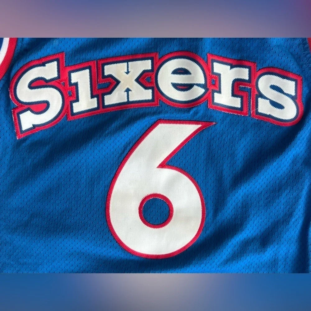 Julias “Dr. J” Erving Philadelphia 76ers NBA Hardwood Classic Basketball Jersey